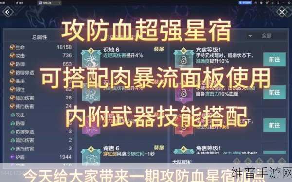 妄想山海星宿装备全攻略，解锁角色潜能的钥匙