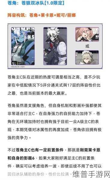绝区零二队搭配的精妙策略指南
