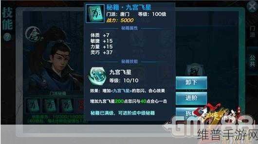 河洛群侠传，大仙贪财秘籍获取全攻略