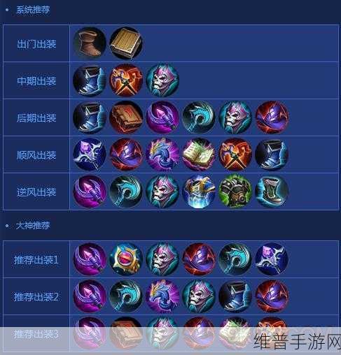 王者荣耀扁鹊出装秘籍，制霸战场的秘诀