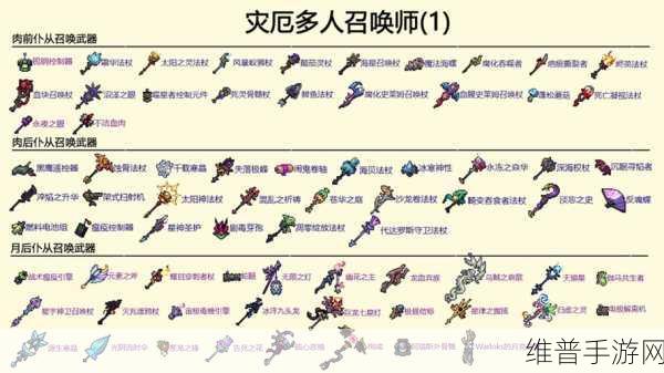 泰拉瑞亚召唤师装备流程详解，打造最强召唤师的必经之路