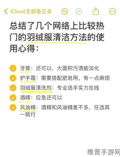 收纳达人之清洗羽绒服通关秘籍大揭秘