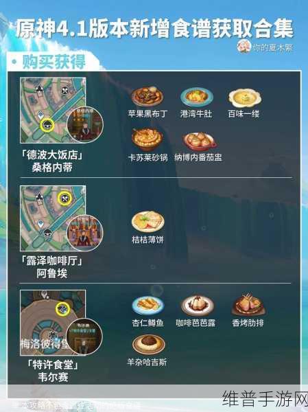 原神手游深度攻略，白汁时蔬烩肉解析与美食道具资源管理妙用