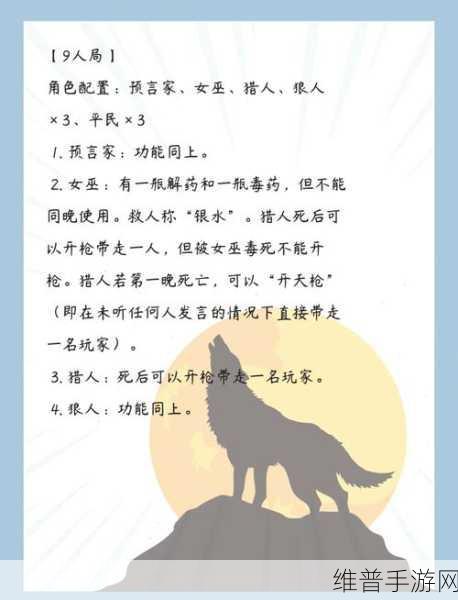 狼人杀手游深度攻略，基本规则、意识培养、套路解析与专业术语全解析