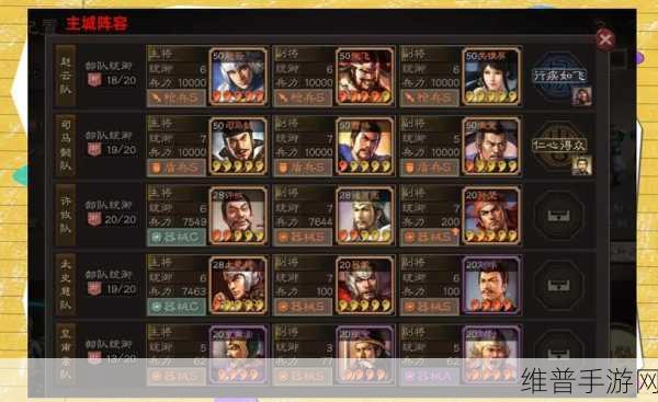 三国志霸道手游深度攻略大全，征服乱世，成就霸业