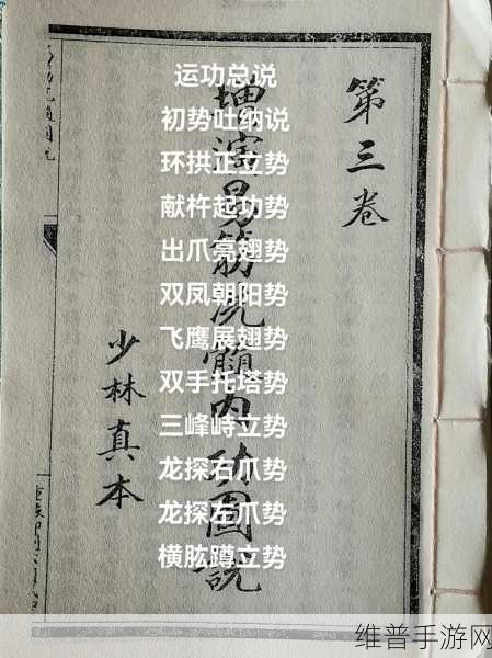 烟雨江湖易筋经修炼秘籍大公开