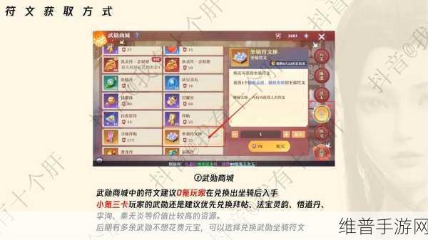 梦幻新诛仙坐骑符文深度解析与搭配攻略