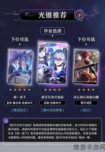 崩坏星穹铁道银狼行迹加点与升级全攻略