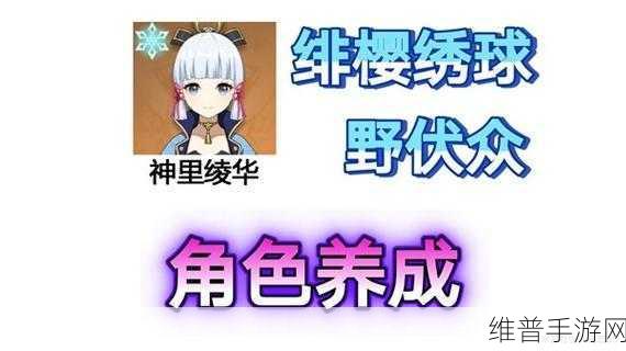 原神神里绫华绫人突破材料绯樱绣球高效收集路线