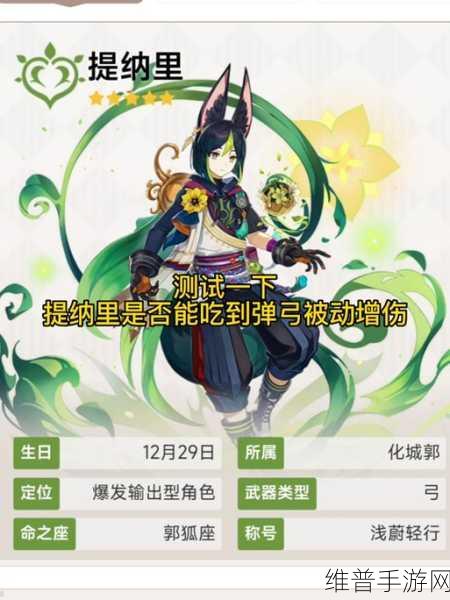 原神弹弓属性深度解析及适配角色推荐