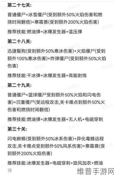 向僵尸开炮手游攻略，揭秘热能焚身触发条件与实战技巧