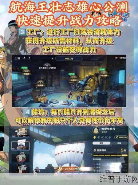 航海王壮志雄心赏金提升全攻略，解锁战力新高度