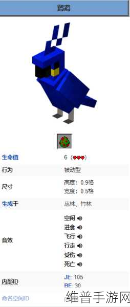 我的世界新生物鹦鹉全面解析与驯服攻略