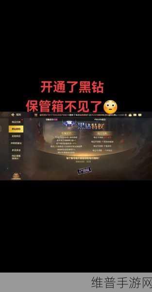 DNF手游临时保管箱全攻略,位置、功能与使用技巧
