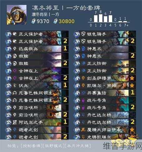 炉石传说拉斯塔哈大乱斗 圣骑士强力卡组全解析