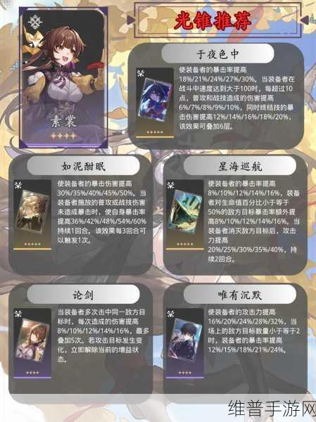 崩坏星穹铁道佩拉遗器光锥搭配全攻略