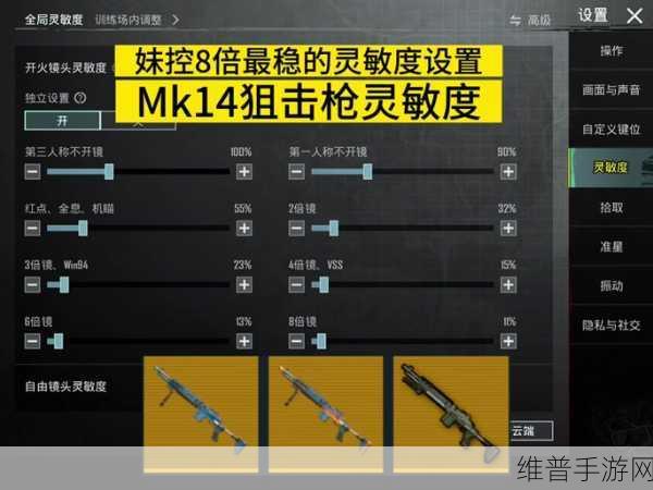 绝地求生刺激战场倍镜全解析
