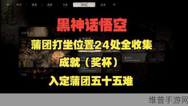 黑神话悟空,入定蒲团五十五难成就全攻略