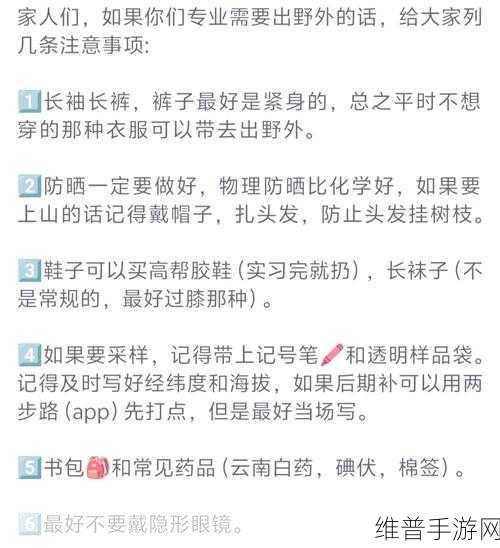 冰原守卫者凌风峡谷探险必备物资指南