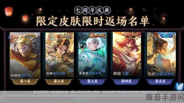 王者荣耀孙悟空美猴王皮肤返场时间全攻略