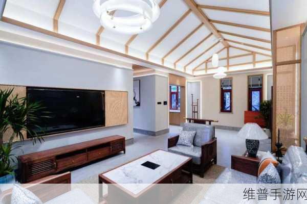 华为全屋智能赋能手游新体验，康养为松，智能为鹤的松鹤长春图
