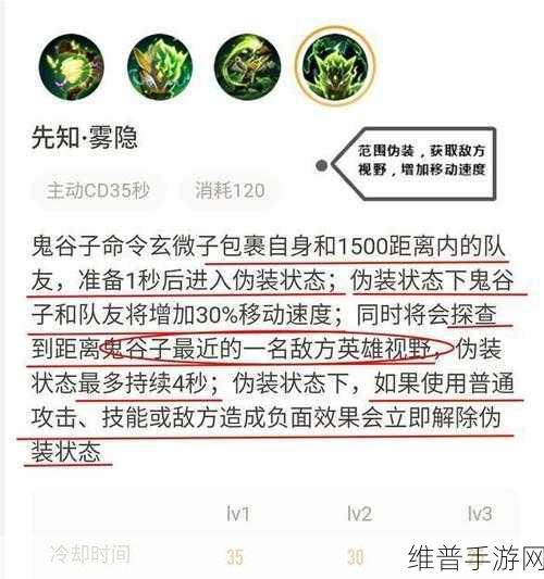 王者荣耀深度攻略，如何破解鬼谷子的隐身技能
