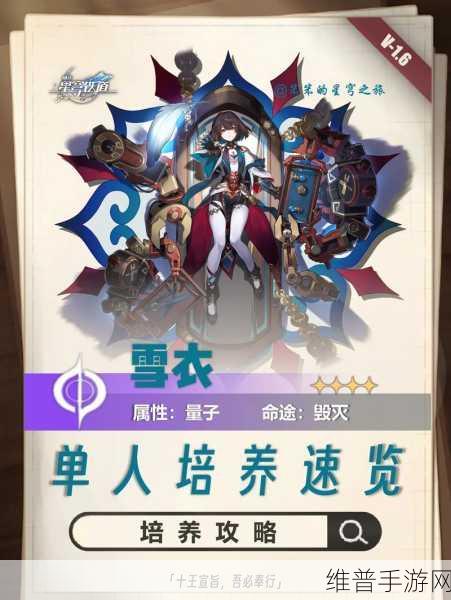 崩坏星穹铁道雪衣角色全面培养指南，所需材料详解