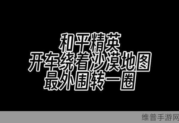 和平精英沙漠地图制胜法则深度解析,资源管理、实战技巧与策略运用