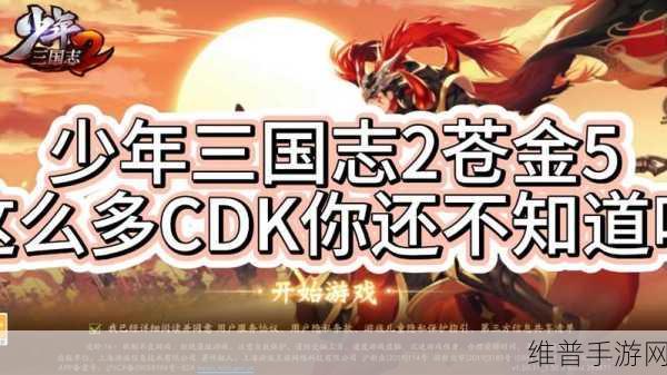 少年三国志2深度解析，金五武将的辉煌与获取之道