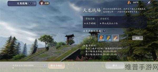 天下手游战场高效刷声望攻略全面揭秘