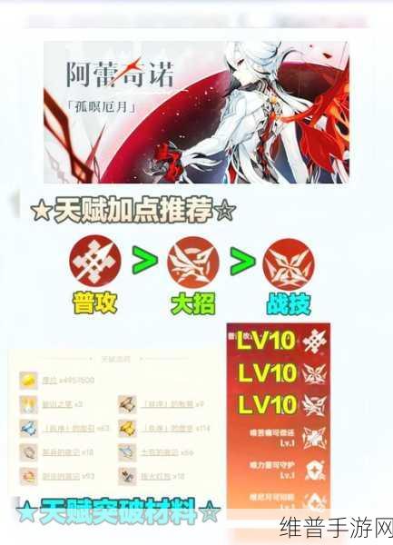 原神深度攻略，仆人阿蕾奇诺毕业面板属性全面解析