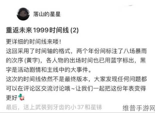 重返未来 1999 司辰年度调查报告网页活动全解析