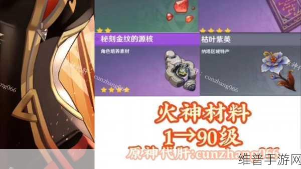 原神火主培养材料全解析