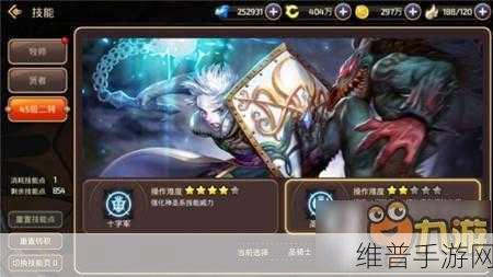 龙之谷手游,圣骑士肉盾玩法全解析