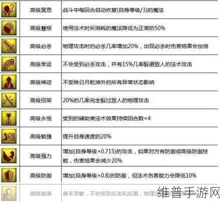 梦幻西游手游隐身宠物不同等级技能详解及搭配策略指南