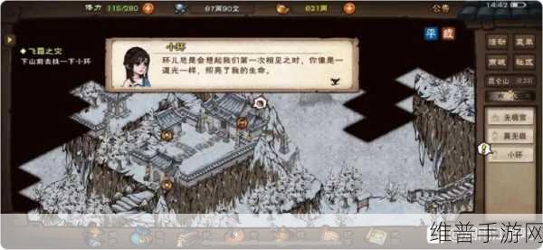 烟雨江湖深度攻略，揭秘小环的秘密任务全流程