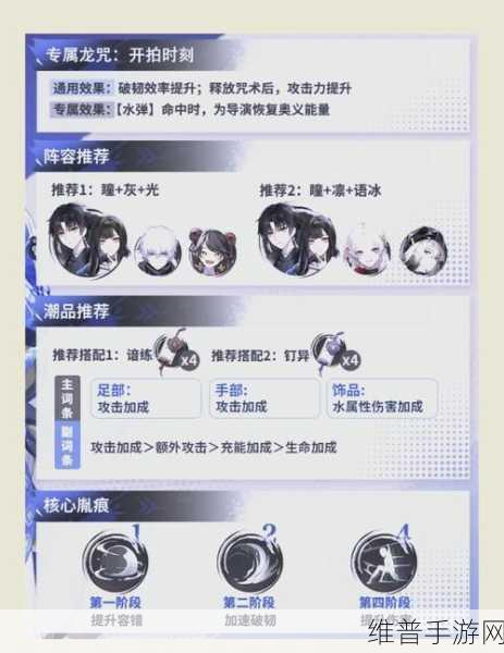 归龙潮深度攻略，瞳的龙咒搭配建议与实战解析
