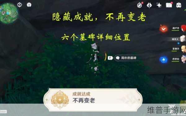 原神探索之旅，揭秘不再变老第四处墓碑的所在