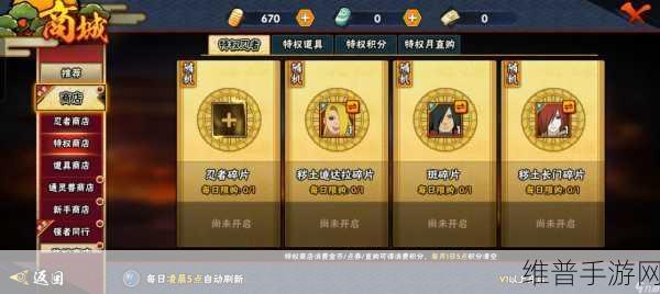 火影手游金币攻略，揭秘高效利用技巧与快速积累金币的独家秘籍
