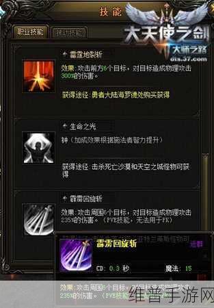 无神之界，枪骑士技能全解析