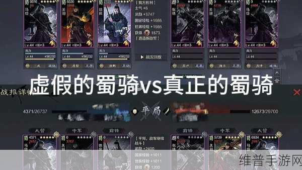 率土之滨征服赛季，蜀骑国家队阵容超强解析