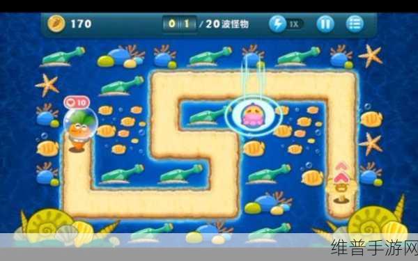 保卫萝卜1深海14关全攻略图解，解锁金萝卜的秘籍