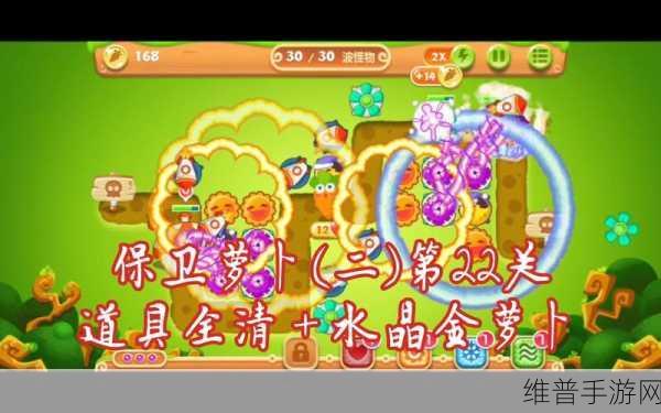 保卫萝卜2第二十二关深度必胜攻略，策略与资源管理精髓解析