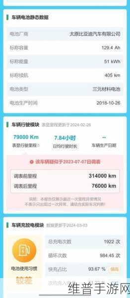 新能源电池充电次数大揭秘,手游玩家如何查询及影响电池寿命的攻略