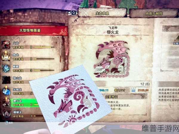 怪物猎人世界手游雄火龙位置及详细介绍