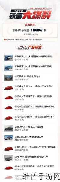 吉利三大品牌齐发力，2025年高端SUV市场手游攻略谁主沉浮？