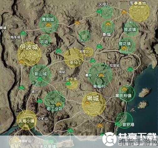 和平精英沙漠滨海小镇资源分布深度解析与攻略