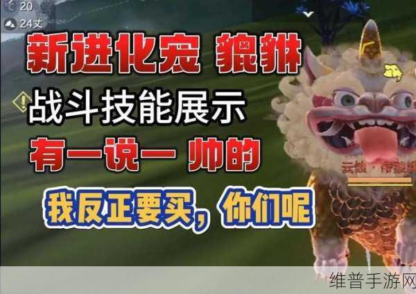 妄想山海貔貅进化全攻略，进化配方与详细步骤一览