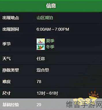星露谷物语,全面解析鲟鱼的获取与垂钓技巧