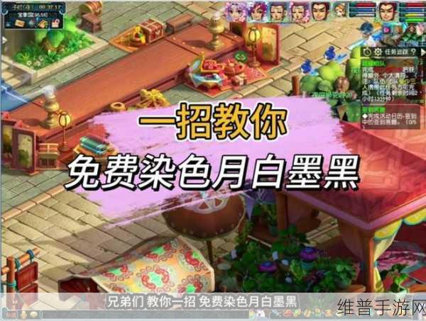 梦幻西游手游，解锁个性化新风尚，头发与衣服染色全攻略